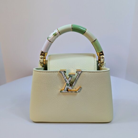 Louis Vuitton Mint Capucines Mini Bag - Picture 1 of 16